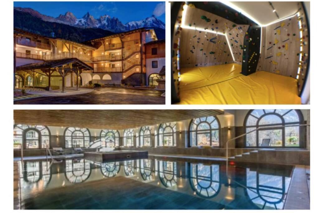 Chic Appart 6 Pers Dans Residence Luxueuse "La Cordee" Wellness Gym Piscine Ouvert Et Teletravail Chamonix Zewnętrze zdjęcie