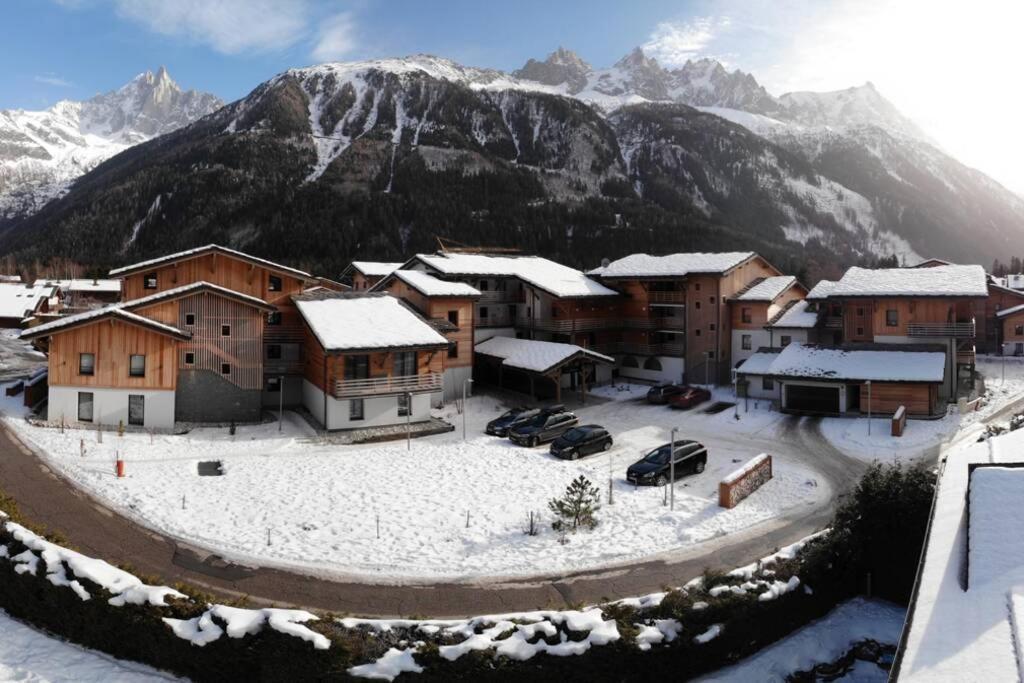 Chic Appart 6 Pers Dans Residence Luxueuse "La Cordee" Wellness Gym Piscine Ouvert Et Teletravail Chamonix Zewnętrze zdjęcie