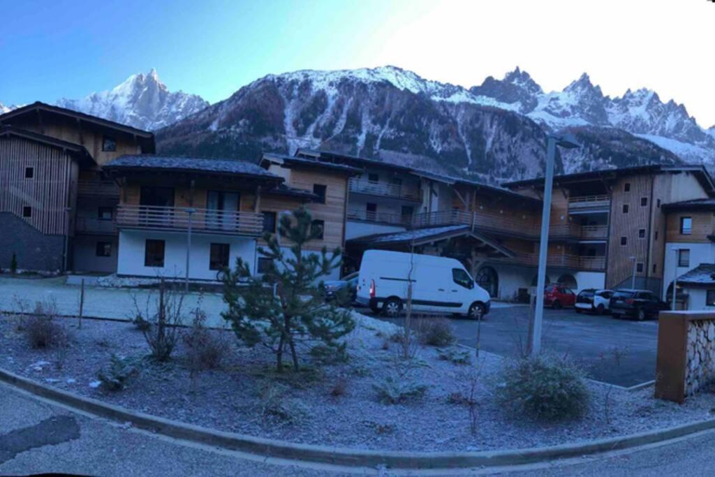 Chic Appart 6 Pers Dans Residence Luxueuse "La Cordee" Wellness Gym Piscine Ouvert Et Teletravail Chamonix Zewnętrze zdjęcie