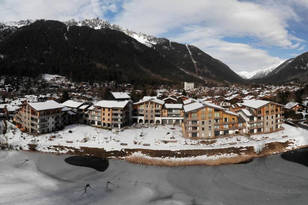 Chic Appart 6 Pers Dans Residence Luxueuse "La Cordee" Wellness Gym Piscine Ouvert Et Teletravail Chamonix Zewnętrze zdjęcie