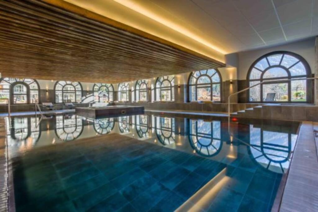 Chic Appart 6 Pers Dans Residence Luxueuse "La Cordee" Wellness Gym Piscine Ouvert Et Teletravail Chamonix Zewnętrze zdjęcie